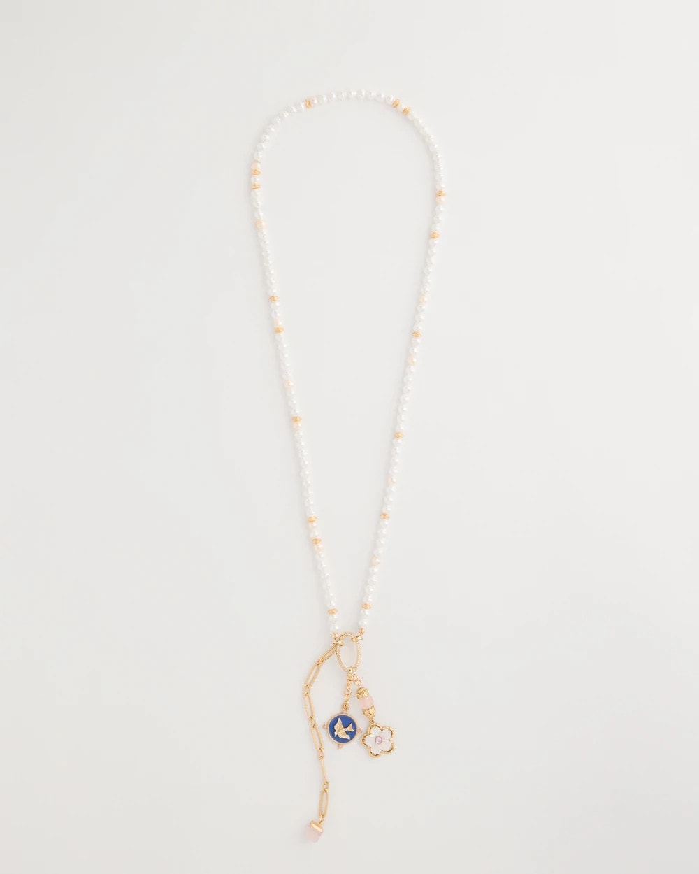 Medallion Pendant Pearl Necklace | Chico's
